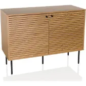 Hjh LIVING Dressoir LINNO S 100x40x74 cm 2 deuren eiken