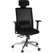 Hjh OFFICE CAPTIVA - Professionele directiestoel Zwart