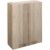 Hak Aqualine ZOJA/KERAMIA bovenkast, 50x76x23 cm, platina-eikenhout