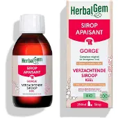 Herbalgem Verzachtende Siroop Bio| Ademhalingscomfort 250 ml Siroop