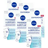Nivea x6 NIVEA Zuiverende Clear-up Strips 8 stuks