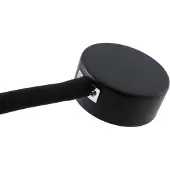 LINDBY Wandlamp Jyla, zwart, Woon-/ Eetkamer, metaal, Modern, wandlamp