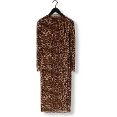 Ydence Dames Jurken Dress Joyce - Bruin - Maat XL