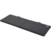 HOMCOM -Gymnastiekmat-Imitatieleer-180x60x5cm-Zwart