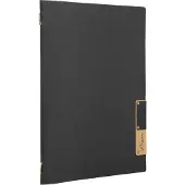 Securit Menukaart | Menukaart map A4 Nature - zwart