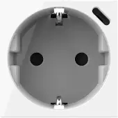 Livolo | Wit | SR | Module | Wandcontactdoos + USB-C Oplader - Bekijk