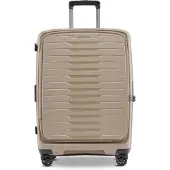 Stratic Gepäckstücke Novium ML Spinner 65 cm - Uitbreidbaar 68/77 liter - 65x45.5x25.5/28.5 cm - sand