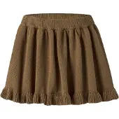 Lil´ Atelier Meisjes Rokken Nmfkopa Knit Skirt Lil - Bruin - Maat 122