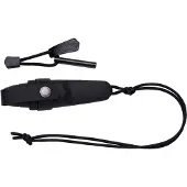 Morakniv Eldris Black 12629 nekmes met luxe schede en firesteel