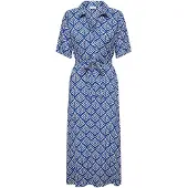 JDY Blousejurk 'JDYStarr' donkerblauw / wit