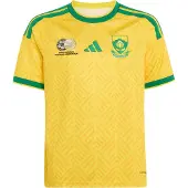 Adidas Functioneel shirt 'Südafrika 26' geel / curry / limoen / zwart