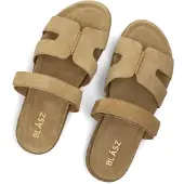 Blasz Dames Slippers Magic-43 - Camel - Maat 40