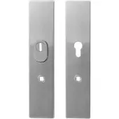 GPF bouwbeslag GPF Veiligheidsschilden comfort SKG*** 248x52mm rechthoekig PC72