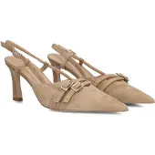 Stefano lauran Dames Hakken 77212 - Beige - Maat 38