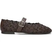 Notre-V Dames Ballerina's Popper - Bruin - Maat 42