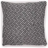 Ancient Wisdom - Sierkussenhoes - Kussenhoes met kruislingse print zwart - 40x40 cm - Decoratie - Interieur - Textiel - Kussen