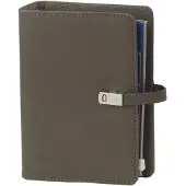 Kalpa 1111-17 Personal Ring Agenda Grijs 1 week per 2 paginas 2026-2027-2028