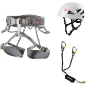 Ocun - Via Ferrata Twist Shard Set - Klimset M-XL, grijs/groen