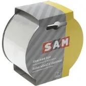 Sam aluminiumtape - 5 meter x 50 mm.