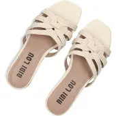 Bibi Lou Dames Slippers 877z94hg - Beige - Maat 38