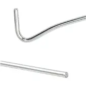 vidaXL Tentharingen 50 st Ø5 mm 23 cm gegalvaniseerd staal