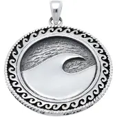 MOOYE ® - Collectie Zilveren Golf kettinghanger