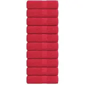 vidaXL Gastendoekjes FROGN 10 st 30x50 cm 360 g/m² rood