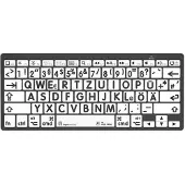 Logickeyboard XL-Print, zwart op wit, voor Mac/Bluetooth