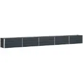 vidaXL Plantenbak Antraciet 480 x 50 x 45 cm Gegevens staal
