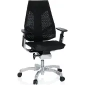 Hjh OFFICE GENIDIA - High end bureaustoel Zwart