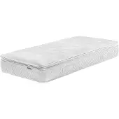 Beliani LUXUS - Pocketveringmatras - Crème - 90 x 200 cm - Polyester