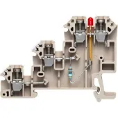Weidmuller 1783980000 Initiator- en actuatorklem Schroeven Donkerbeige 100 stuk(s)