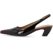 Bianco Slingpumps 'Baley' donkerbruin
