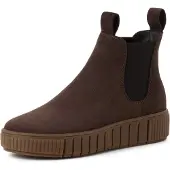 Tamaris chelsea boots van echt rundleer