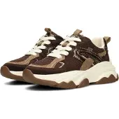 POSH by Poelman Sneakers laag bruin / donkerbruin / zwart