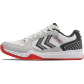 Hummel Sportschoen antraciet / lichtgrijs / bloedrood / wit