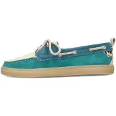 PS Poelman Mocassins ' SILK' donkerblauw