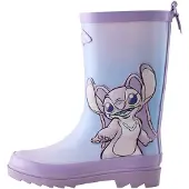 Next Regenlaarzen 'Lilo and Stitch' lichtblauw / lavendel / lichtlila / zwart
