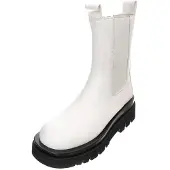Jeffrey campbell Laarzen 'Womens Tanked Ice White Boots' wit