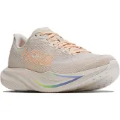 Hoka One One Loopschoen 'MACH 7' beige / pasteloranje / offwhite