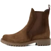 Tamaris chelsea boots van echt rundleer