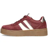 Posh Sneakers laag rood / wit