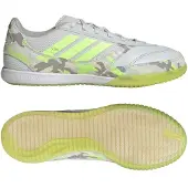 Adidas Top Sala Competition II Zaalvoetbalschoenen (IN) Lichtgrijs Lichtgroen Lime