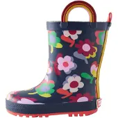 Next Regenlaarzen navy / limoen / pruim / knalrood