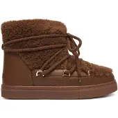 INUIKII Snowboots 'CURLY' chocoladebruin