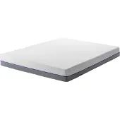 Beliani GLEE - Traagschuimmatras Stevig - Grijs - 160 x 200 cm - Polyester
