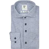 R2 Overhemd Knitted Sorona Blauw