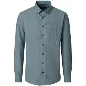 Casamoda Overhemd Faux Uni Groen