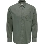 Only & Sons Overhemd grijs