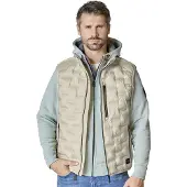 Casamoda Bodywarmer Hybrid Puffer Kit | Grijs | Maat L